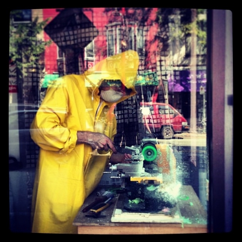 window lathe raincoat