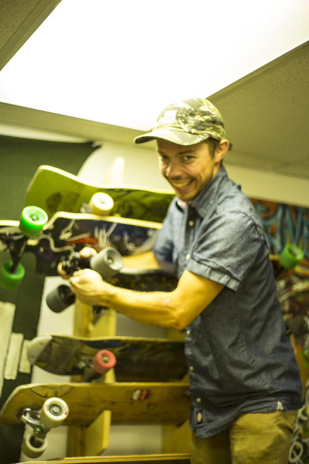 Don't leave your skateboard unattended before a outlaw. It might get tampered with!