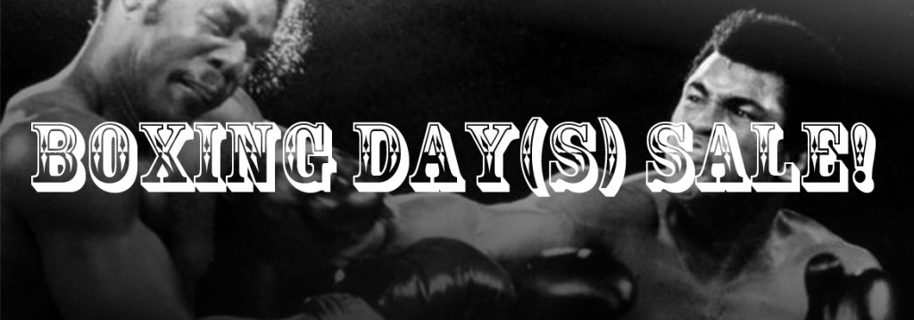 Boxing Day sale website banner image