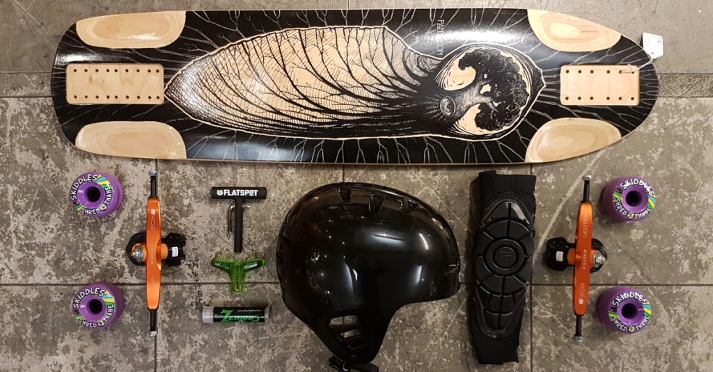 flatspotdeckoftheday-pantheon-longboards-pantheon-embryo-skoa-trucks-vertex-sector-9-wheels-zealous-riptide