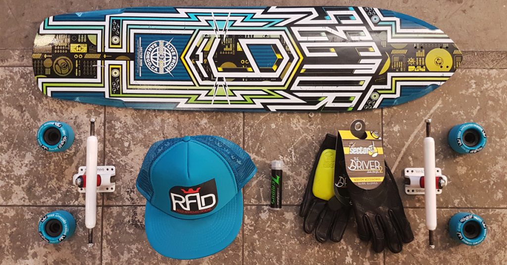 flatspotdeckoftheday-zealous-bearings-driver-gloves-sector-9-carbon-flight-gullwing-trucks-rad-feathers-rider-approved-designs-flatspot-longboards-longboarding