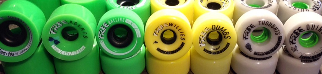 Free Wheel Co Flatspot Longboards, Freeride wheels, vancouver