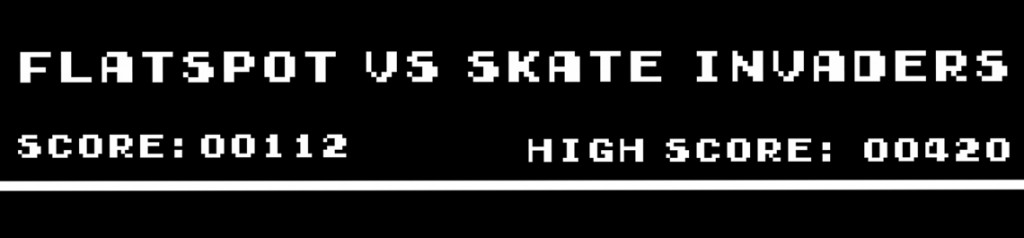 Skate Invaders x Flatspot colab shirt blog