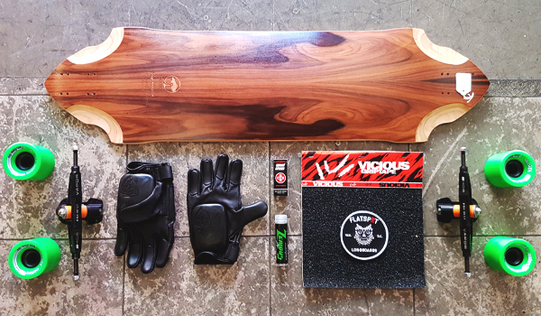 blog #Flatspotdeckoftheday, Arbor Collective, Vugenhausen, Topmount, Koa Veneer, Longboard, Freeride, Longboarding, Flatspot Longboards, Freeride