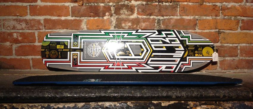 sector 9 carbon flight flatspot longboards sideview