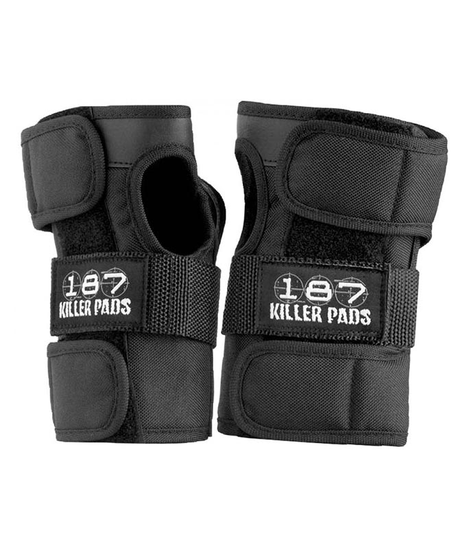 187 Wristguards Black Flatspot Longboard Shop
