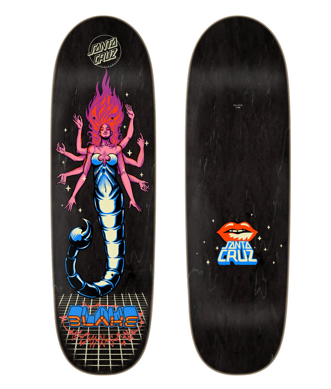 Santa Cruz Skateboards Johnson Danger Zone 2 Shaped 9.25in x 31.95in