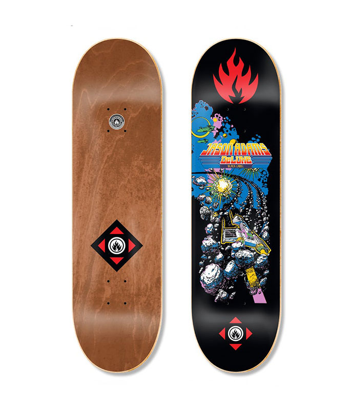 Black Label Jason Adams 50 to Life Egg Shaped 9.5 Deck - $69.95
