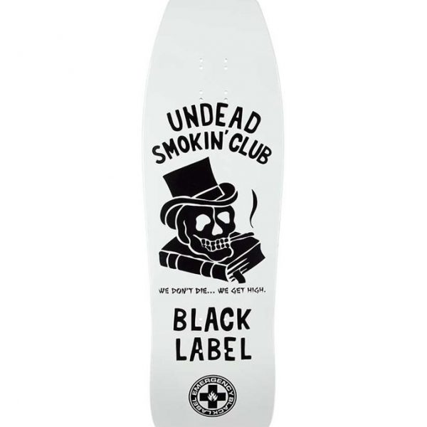 Black Label - Undead Smoking Club White- 9.5in x 31.5in - Flatspot