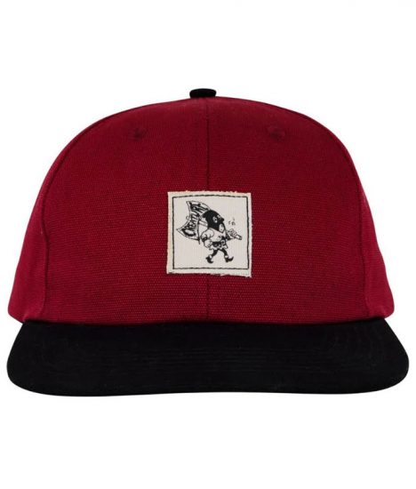 Creature-Skateboards-9-to-5-Strapback-Maroon-Hat-front