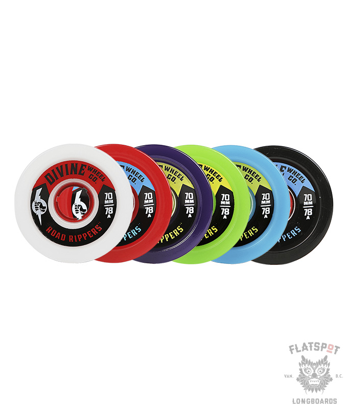 2025新商品 Divine - Road Rippers - 70mm/78a - Flatspot Longboard Shop スケートボード