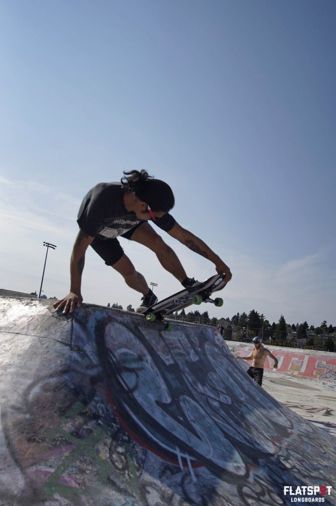 Flatspot Longboards, New West Skatepark, Skateboarding, Longboarding