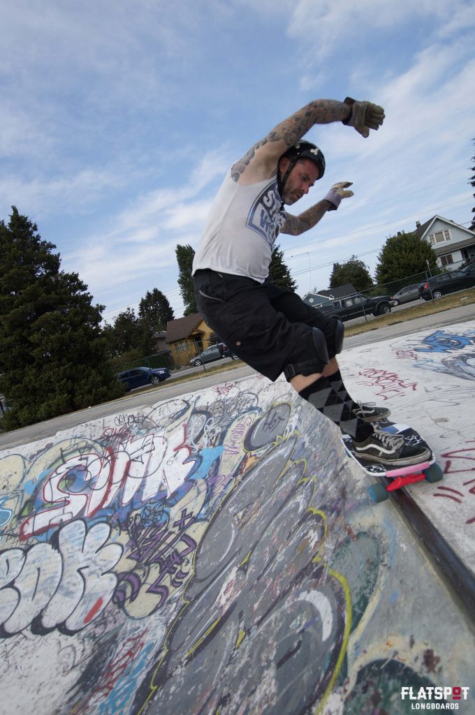 Flatspot Longboards, New West Skatepark, Skateboarding, Longboarding