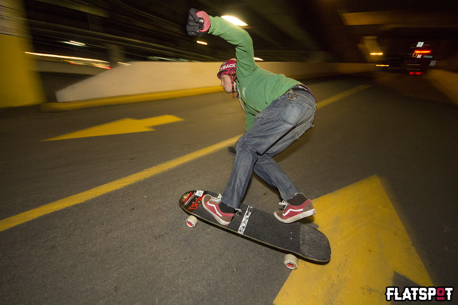 Flatspot Longboards, Vancouver Parkades, Parkade Session, Garage