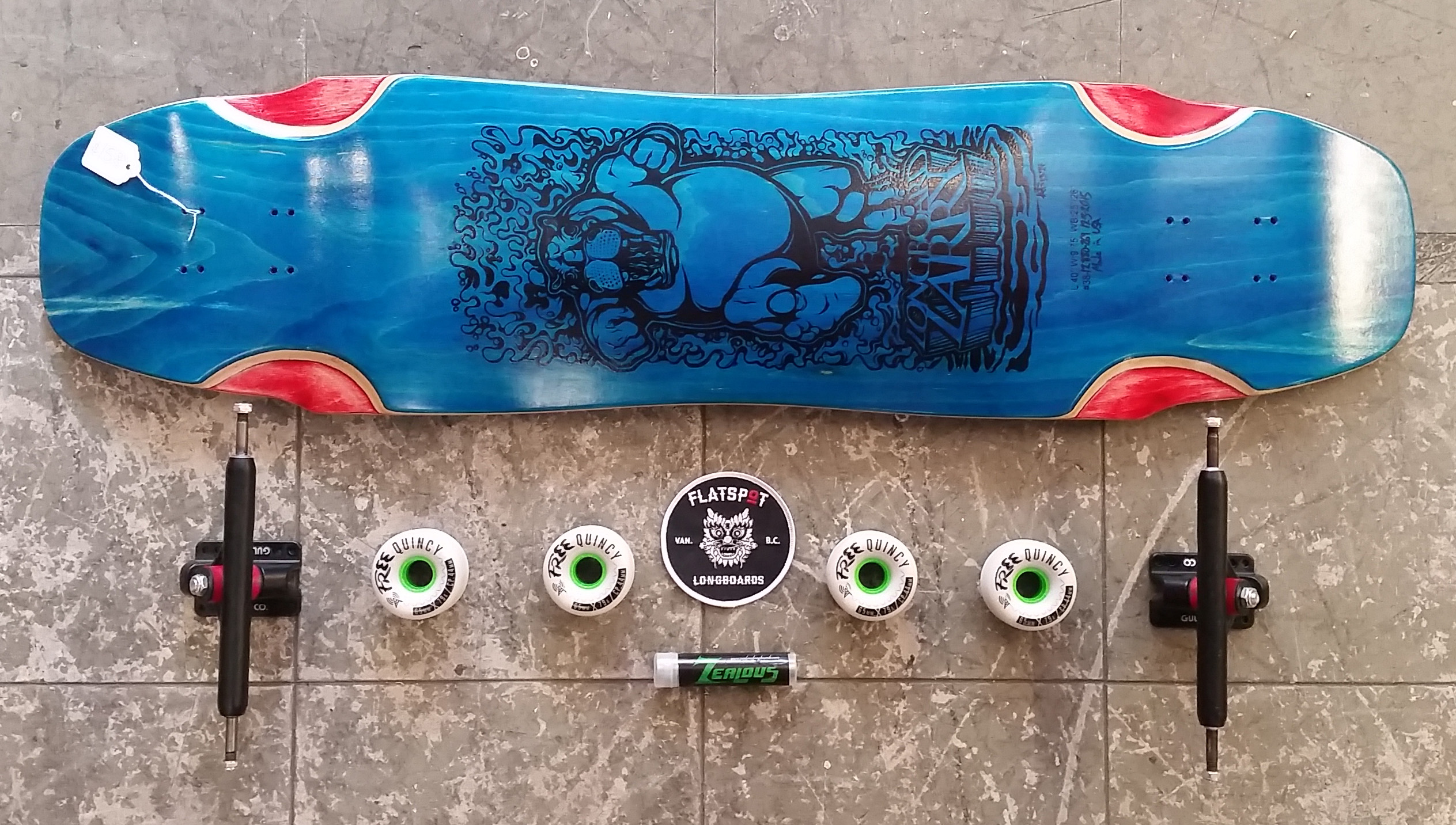 FlatspotDeckOfTheDay Longoard Larry Hippo, Flatspot Longboards