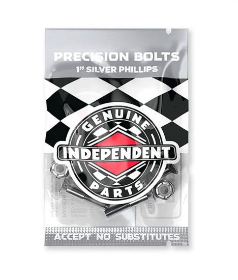 Independent-Trucks-Genuine-Parts-Cross-Bolts-1in-Silver-Phillips-Hardware-bag