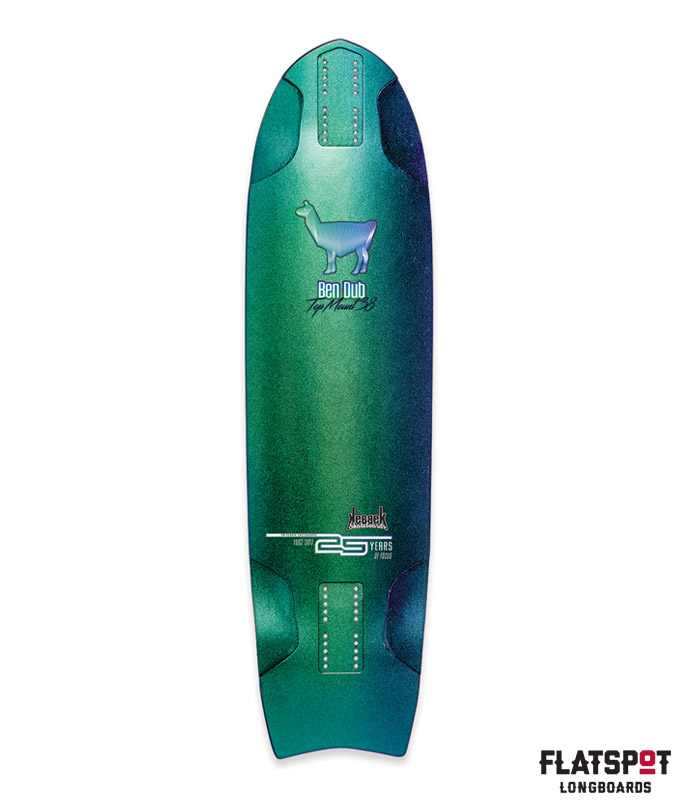 Kebbek Bed Dub Deck Flatspot Longboard Shop