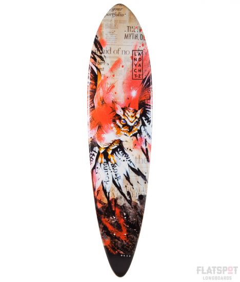 landyachtz owl longboard deck