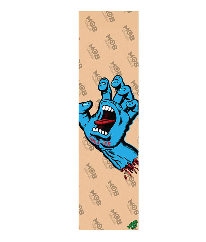 MOB Griptape Sheets Santa Cruz Screaming Hand Clear 9in x 33in