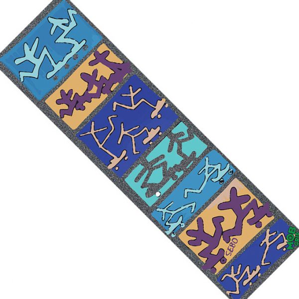 Mob Sebo Freestyle Blue Griptape Flatspot Longboard Shop