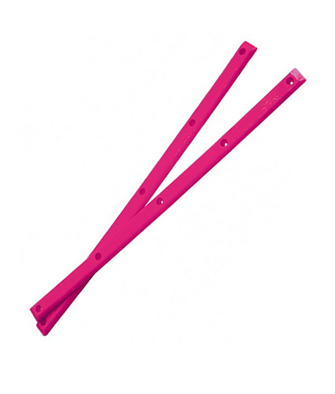 Pig Wheels Pink Skate Rails Rails Set of 2 with mounting hardware