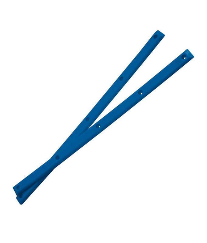 Pig Wheels Blue Skate Rails Rails Set of 2 with mounting hardware