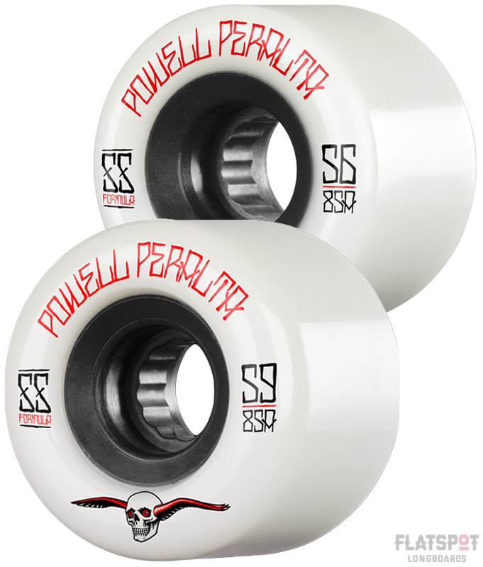 Powell Peralta SSF 85a G-Slide Wheels White 59mm 56mm