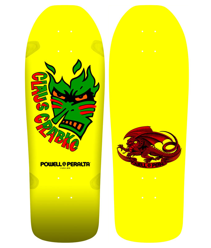 スケートボード POWELL-PERALTA CLAUS GRABKE REISSUE DECK Powell-Peralta Claus Grabke Skateboard Deck Aqua