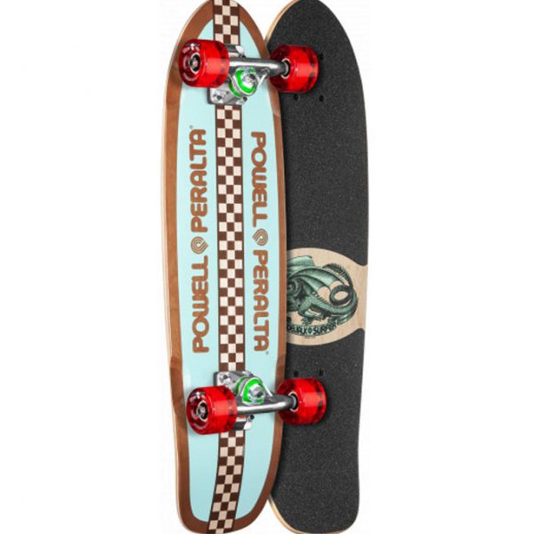 Powell Peralta Sidewalk Surfer Retro Checker Complete Cruiser