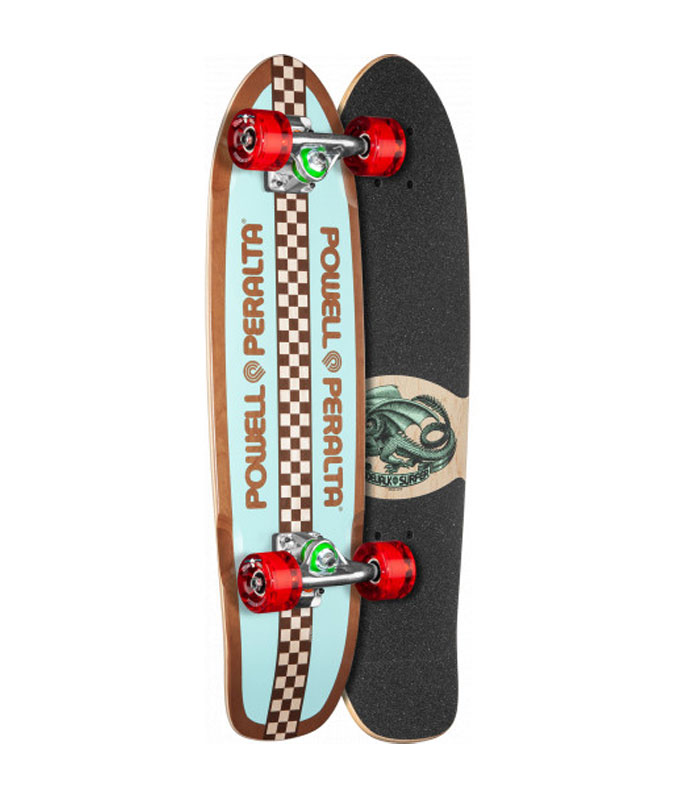 Powell Peralta Sidewalk Surfer Retro Checker Complete Cruiser