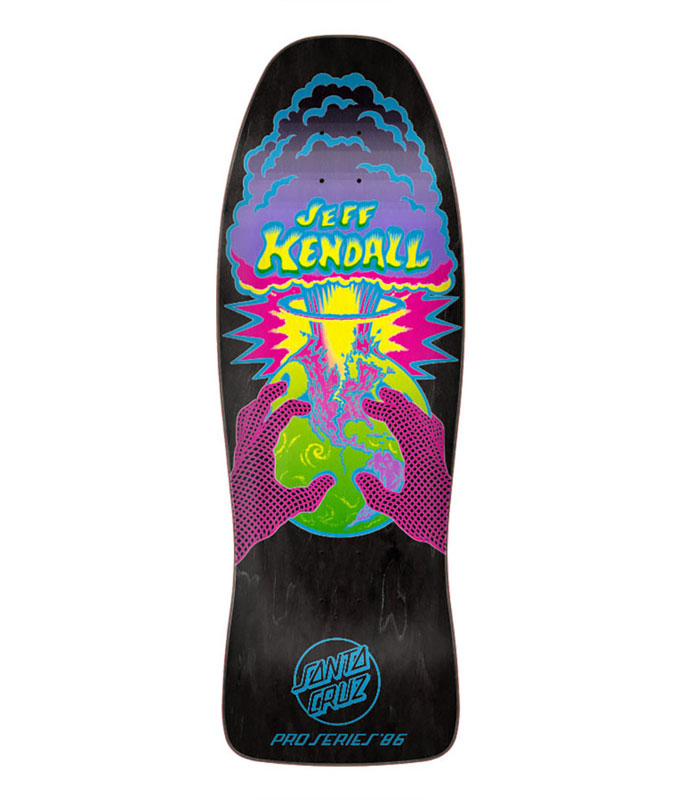 Santa Cruz Skateboards - Jeff Kendall End Of The World Reissue Black