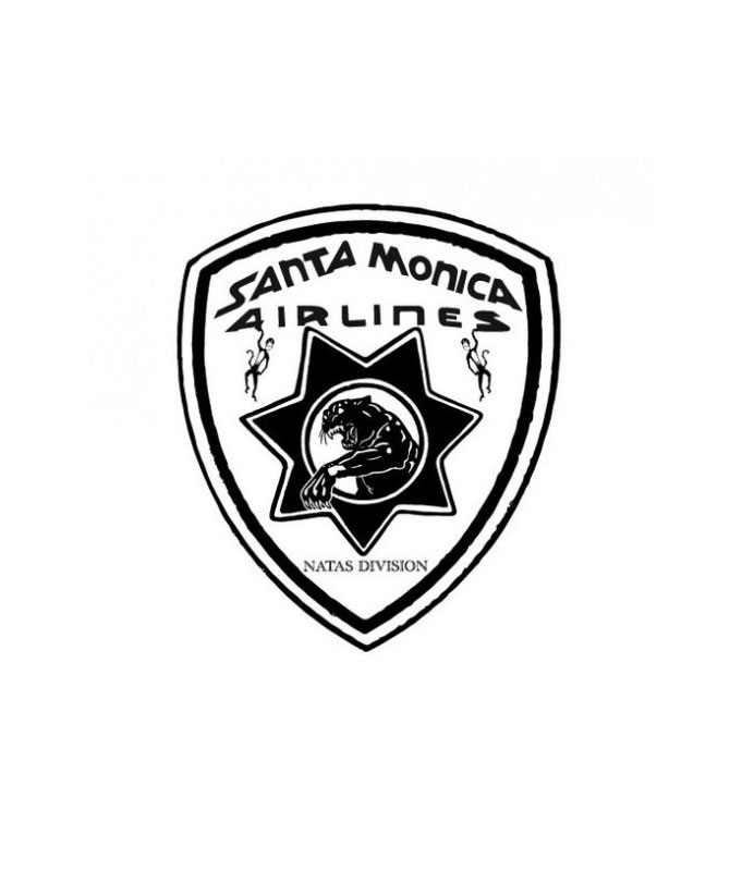 Santa Monica Airlines - Natas Division 4in - Sticker - Flatspot
