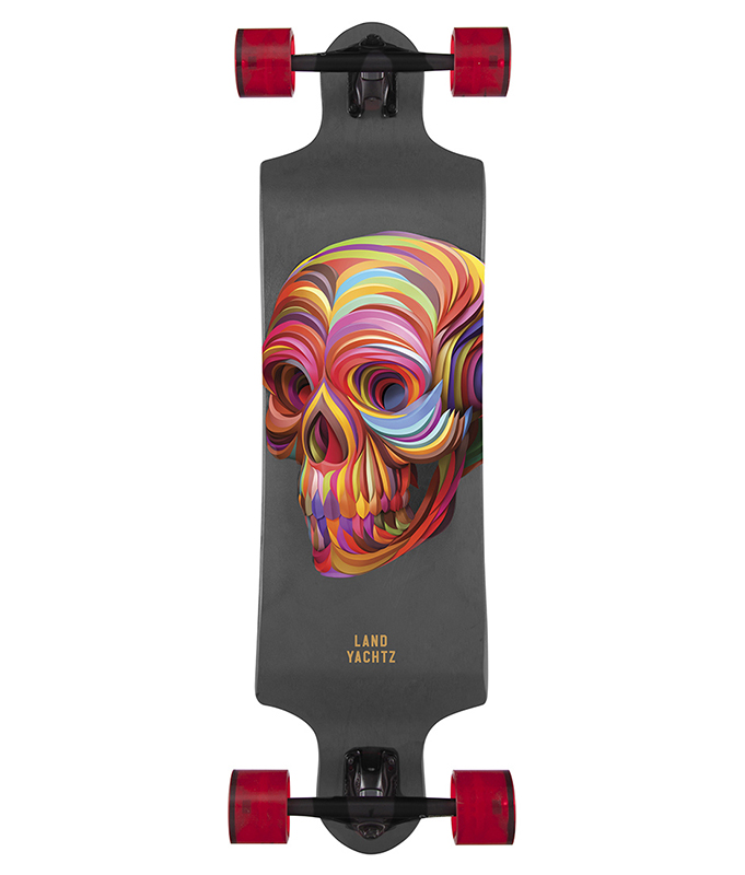 Landyachtz Switch Skull Complete Skateboard 35 