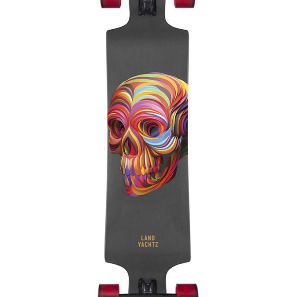 Landyachtz Longboard Skateboard Complete Switch Skull 40 