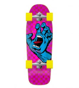 Santa Cruz Classic Dot Check Carver Pre-Built Surf Skate Complete