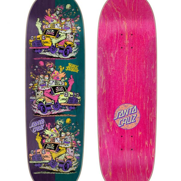 Santa Cruz Skatebaords Johnson Beastwagon Crew Egg 8.8in x 32in Deck