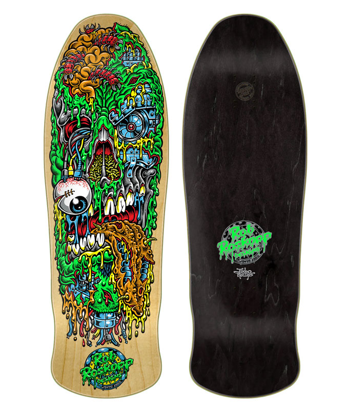 Santa Cruz Skateboard Deck - Roskopp Three Reissue - 9.933in x 30.8in