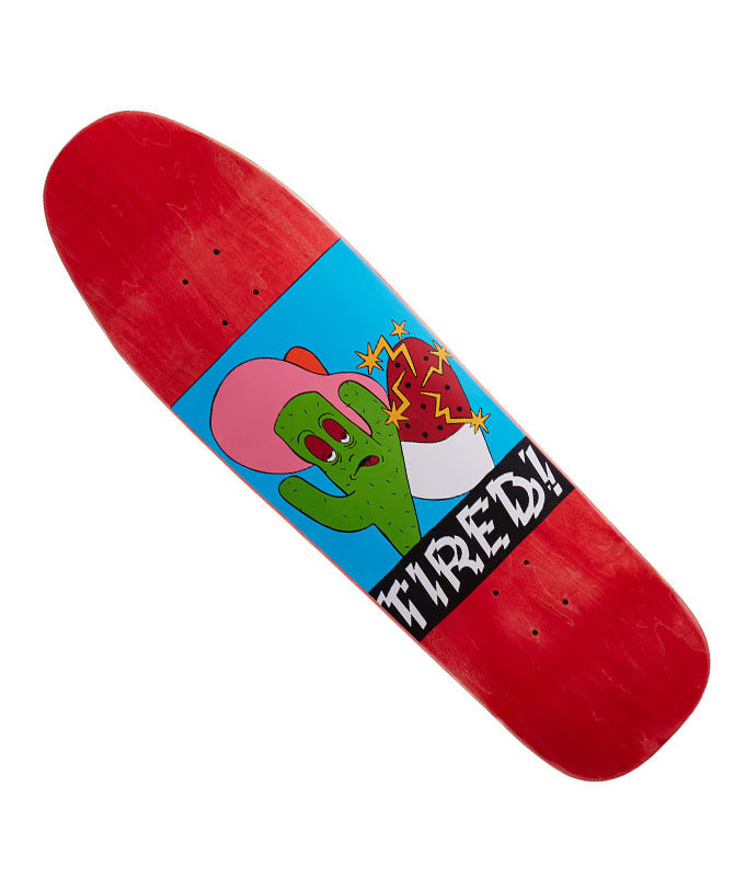 Tired - Cactus Popsicle on Wanderer - 9.25in x 32.0in - Flatspot Longboard  Shop