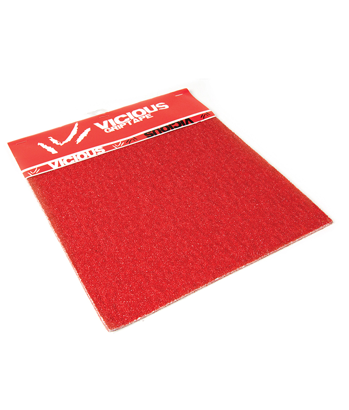 vicious red longboard skateboard extra coarse griptape