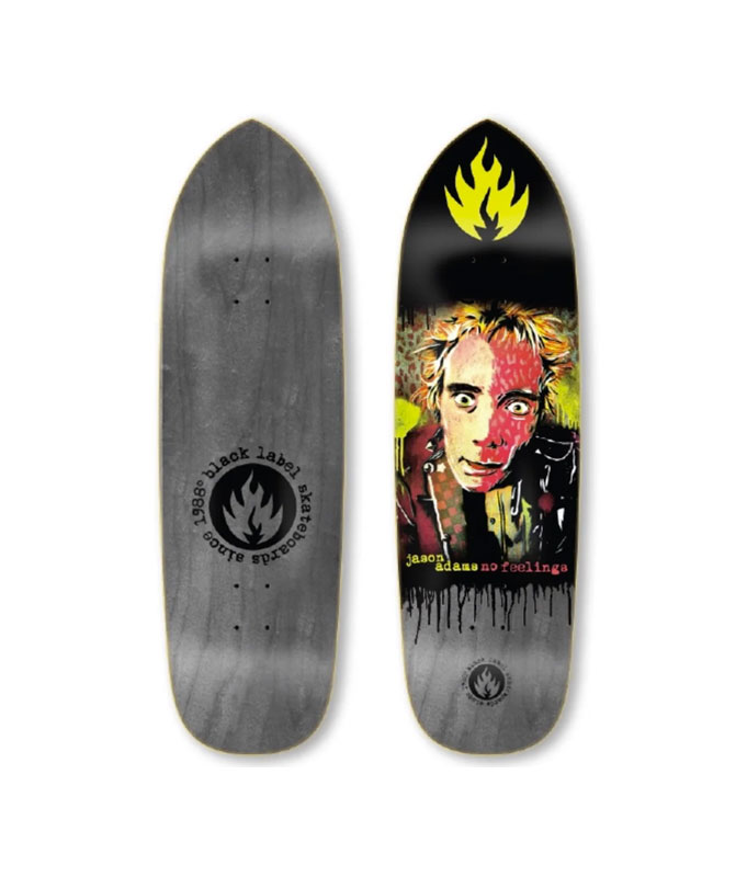 Black Label - Adams Punk Point No Feelings Grey - 9.5in x 32.75in