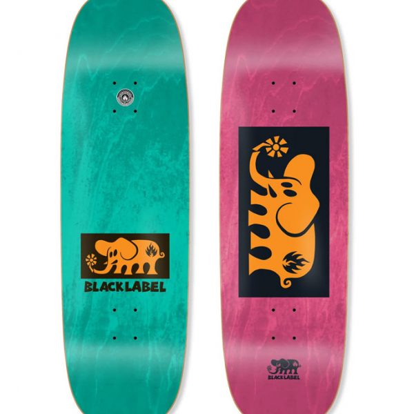 Black Label Skates ELEPHANT BLOCK Orange Tugboat 9.5in x 32.125in