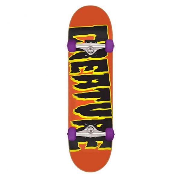 Orange Creature Logo Micro Complete Skateboard 7.5" 