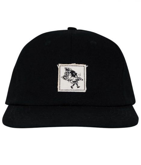 creature-skateboards-9-to-5-strapback-Black-hat-front