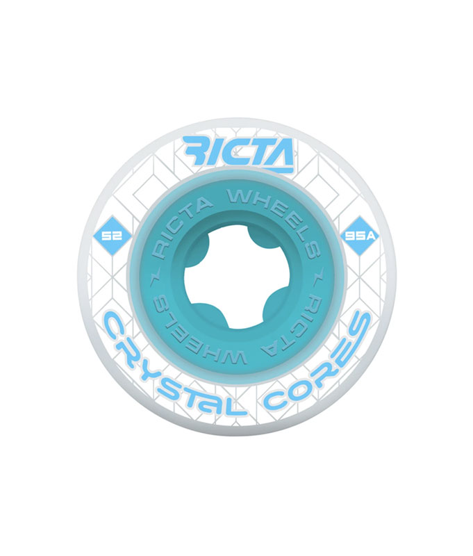 Crystal Rims Ricta Wheels - Crystal Cores - 52mm 95a - Flatspot Longboard Shop