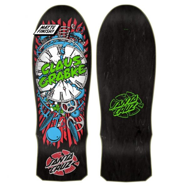 Santa Cruz - Grabke Exploding Clock Reissue - 10.0in x 30.0in