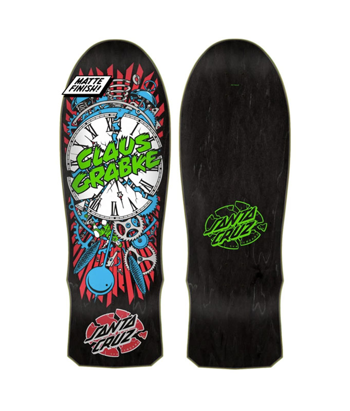 Santa Cruz - Grabke Exploding Clock Reissue - 10.0in x 30.0in ...