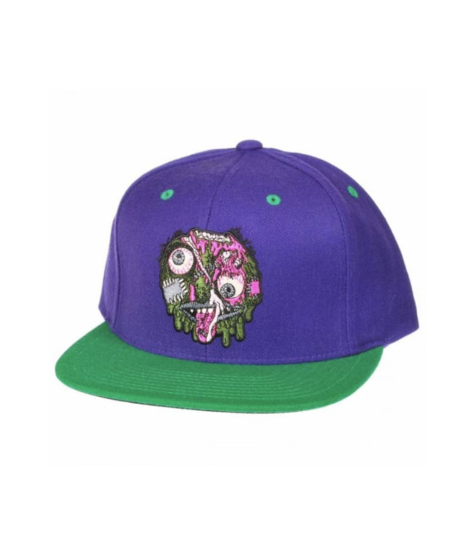 Heroin - Balls Snapback Hat - Purple 