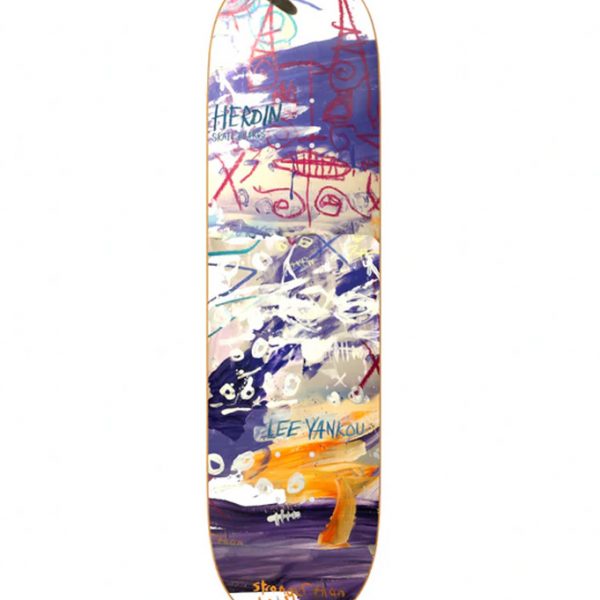 Heroin Skateboards - Lee Yankou Painted - 8.25in x 31.75in