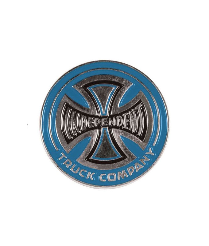 Independent - Cross Logo Blue 1.25in - Enamel Pin