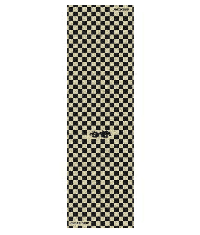 Madness Skateboards Checkered View 10in Clear Griptape